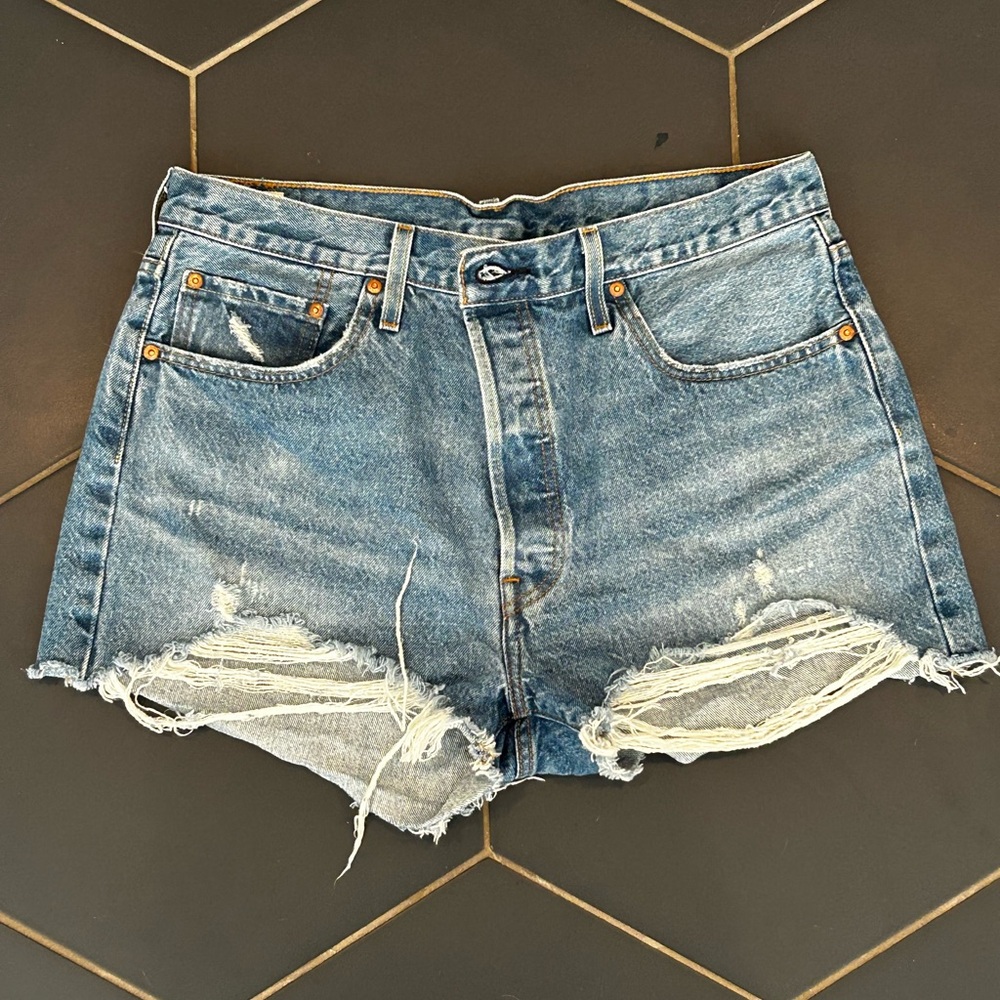 Levi buttonfly cutoffs
